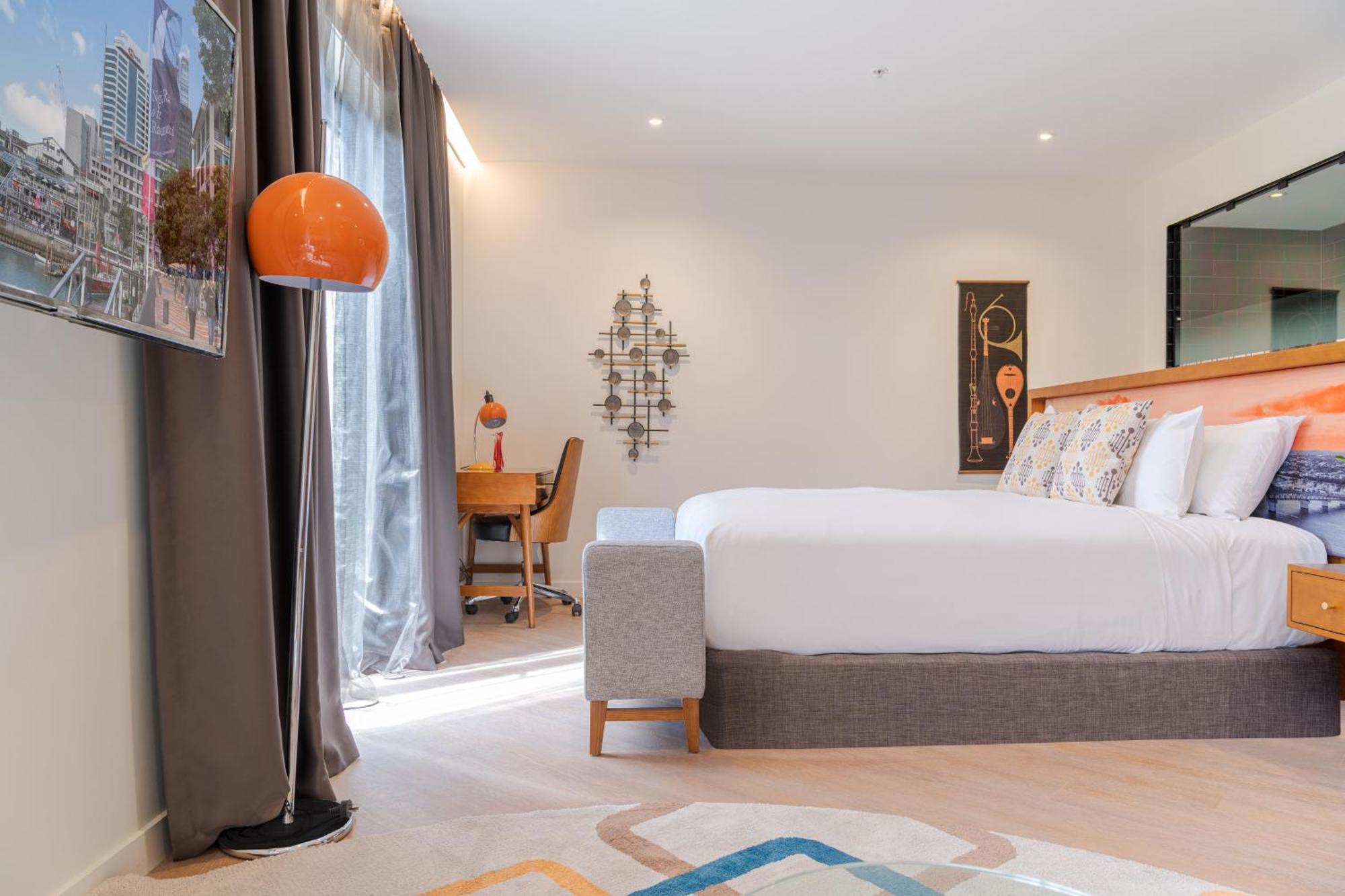ホテル Ohtel オークランド エクステリア 写真 A bedroom at the hotel
