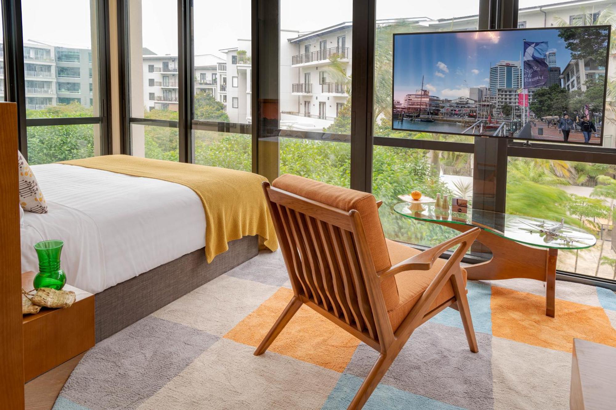ホテル Ohtel オークランド エクステリア 写真 A bedroom at the hotel