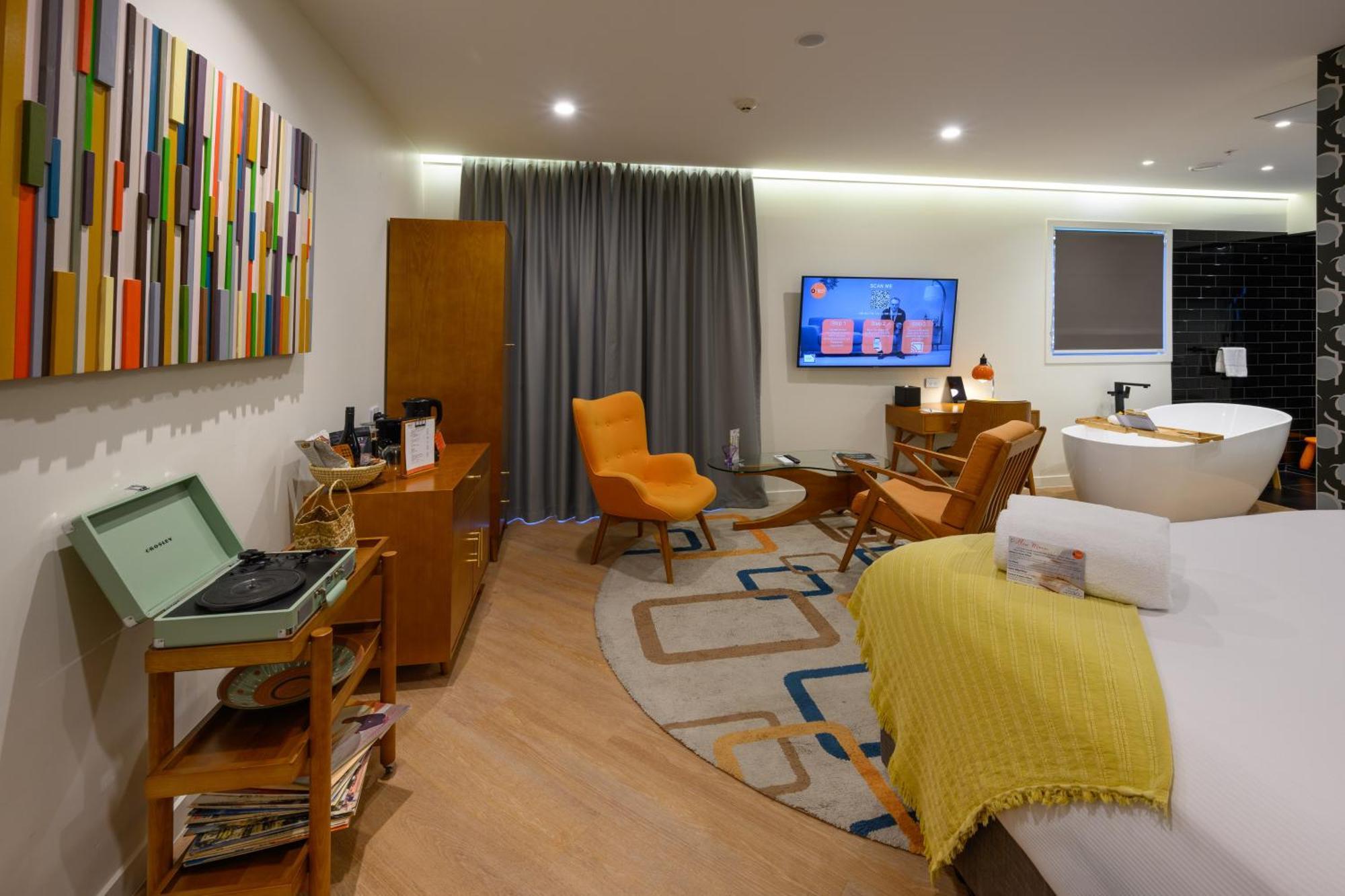 ホテル Ohtel オークランド エクステリア 写真 A room at the hotel